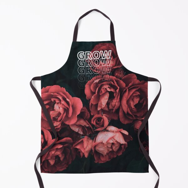 Item preview, GROW (above) - Romantic Red Flowers, Beautiful Roses, Bold Floral Background designed and sold by AliceSLee.