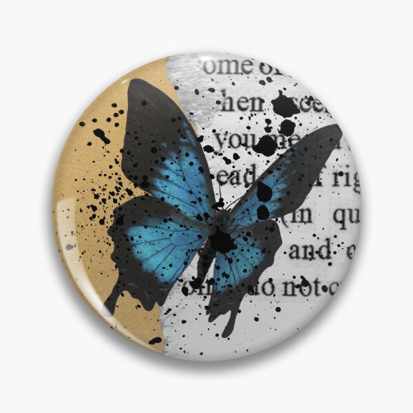Item preview, blue butterfly designed and sold by TypeWrite.