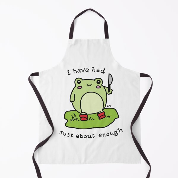 Item preview, Had Enough | Funny Frog Holding Knife designed and sold by BoyPilot Goods.