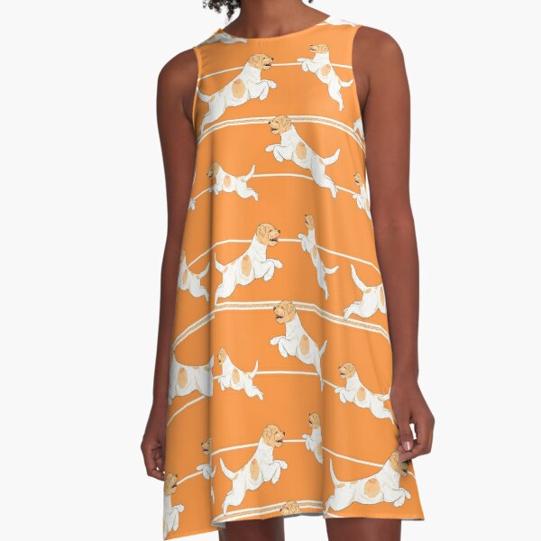 Corgi print clearance dress