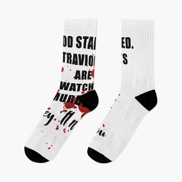 Item preview, Blood Stains Are Red Ultraviolet Lights Are Blue Halloween designed and sold by MalloWilli.