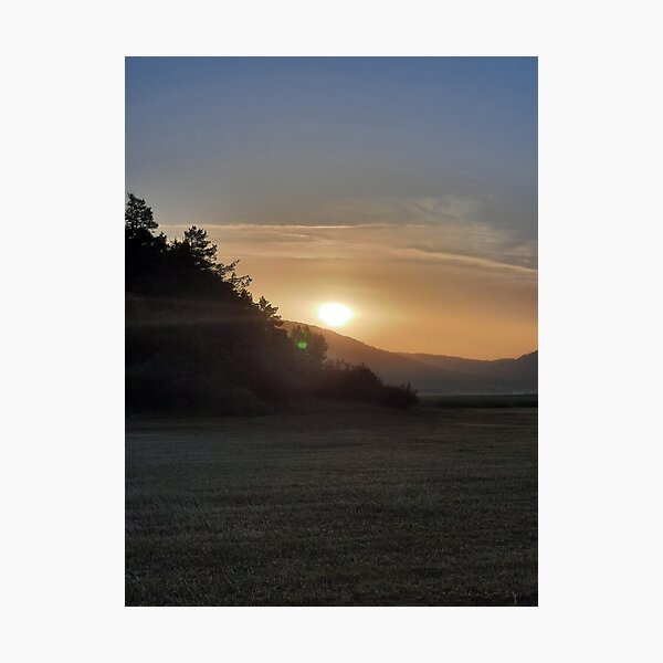 Item preview, sunrise over the cerknica lake designed and sold by barbich.