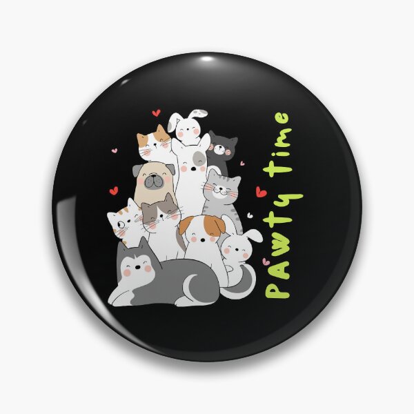 Item preview, PAWty time- Funny Cat Dog Pet Party Meme  designed and sold by 99organizersd.