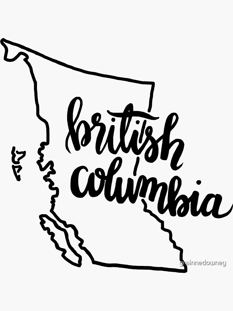 British Columbia Outline by grainnedowney
