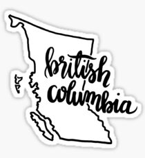 British Columbia Outline Sticker