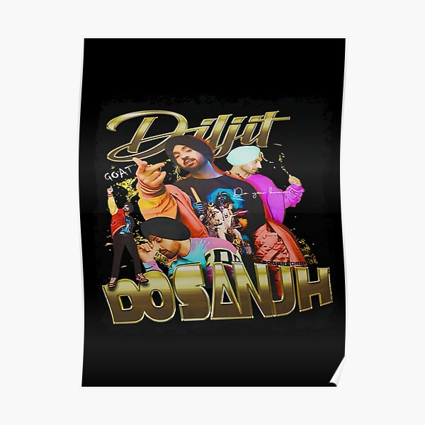 Diljit Dosanjh G.O.A.T. DIGITAL Album Poster Punjabi 