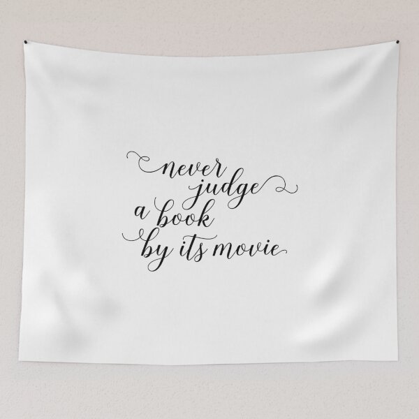 Item preview, Customizable Never judge a book by its movie designed and sold by abbyiris.