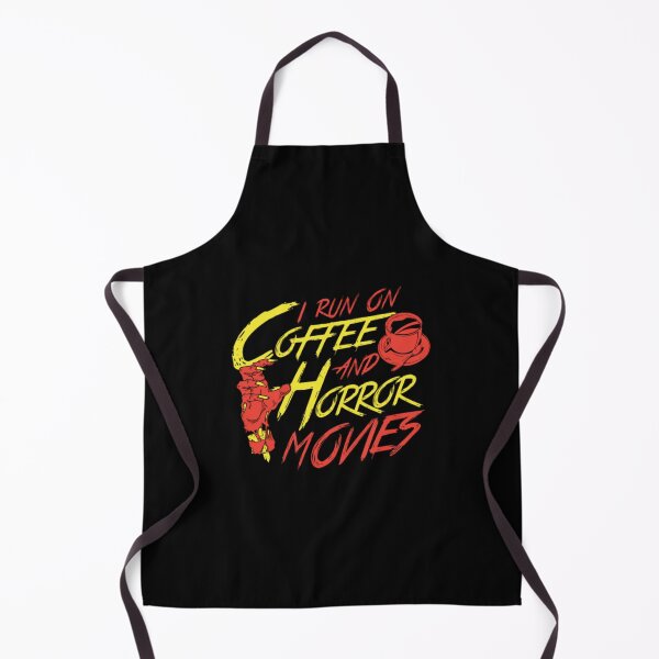 Item preview, I Run On Coffee and Horror Movies Funny Gift designed and sold by KilanTiane.