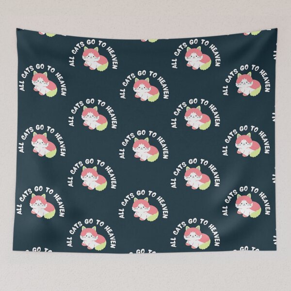 Item preview, All cats go to heaven- Funny Cat Meme  designed and sold by 99organizersd.