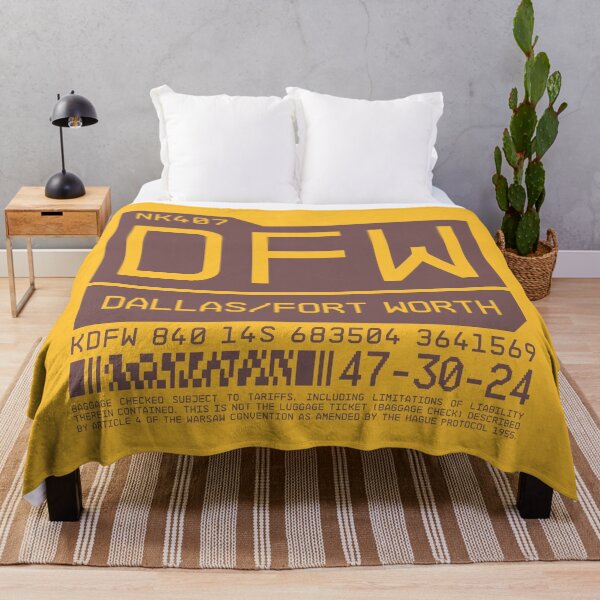 Item preview, Luggage Tag C - DFW Dallas Fort Worth USA designed and sold by VoodooCircus.