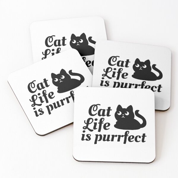 Item preview, Black Cat Life is Purrfect designed and sold by 99organizersd.