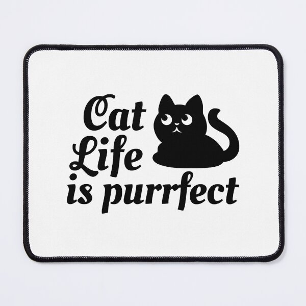 Item preview, Black Cat Life is Purrfect designed and sold by 99organizersd.