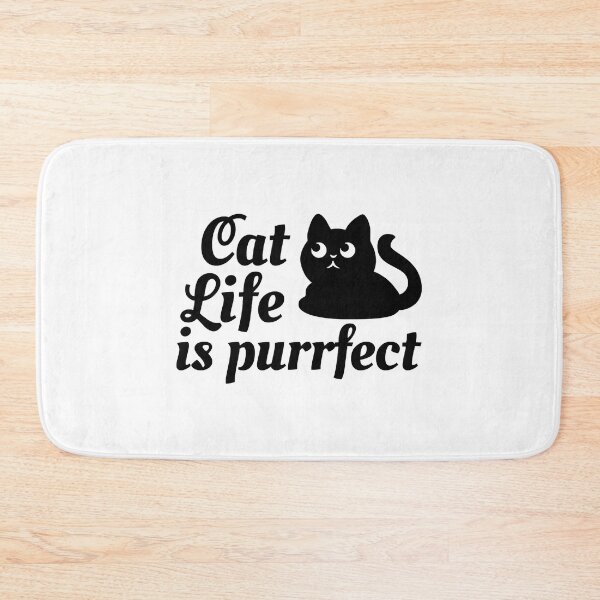 Item preview, Black Cat Life is Purrfect designed and sold by 99organizersd.