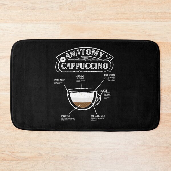 Item preview, Anatomy of Cappuccino Cute Coffee Quotes Coffee Lovers designed and sold by Designer-Girl.