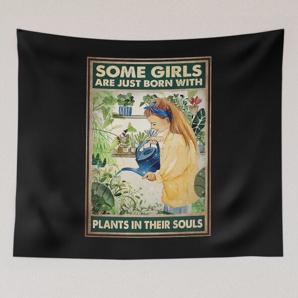 Item preview, Some girls are just born with plants in their souls designed and sold by reenea84.