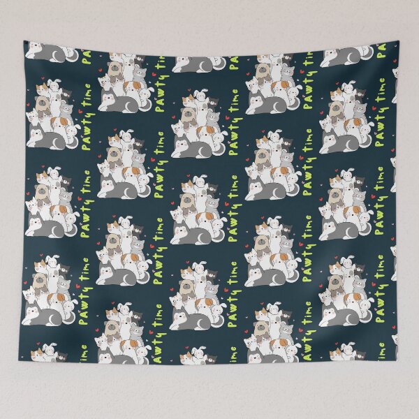 Item preview, PAWty time- Funny Cat Dog Pet Party Meme  designed and sold by 99organizersd.