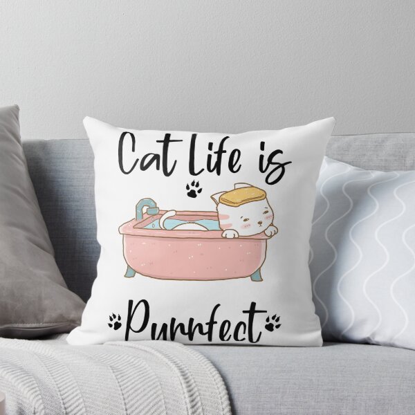 Item preview, Cat Life is Purrfect Long T-Shirt designed and sold by 99organizersd.