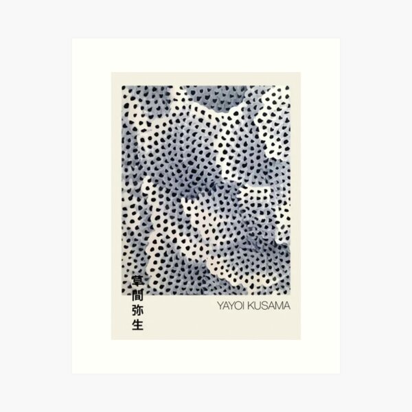 Item preview, Yayoi Kusama - Black And White Spots designed and sold by maximodolphshop.