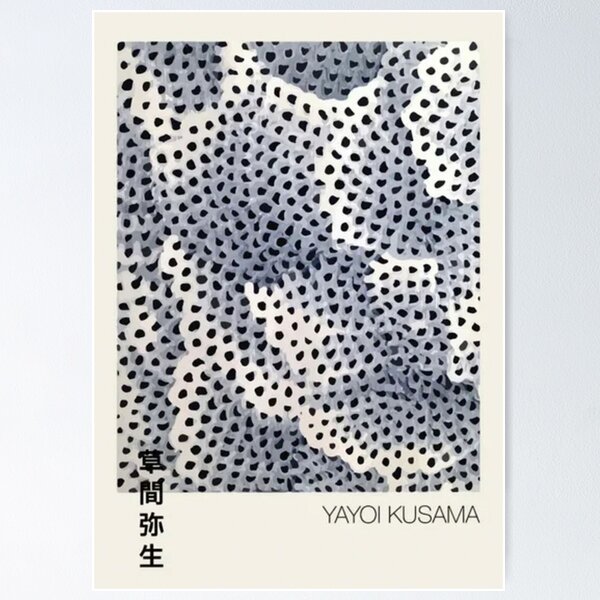 Item preview, Yayoi Kusama - Black And White Spots designed and sold by maximodolphshop.