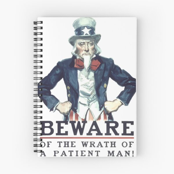 Item preview, Beware Of The Wrath Of A Patient Man Uncle Sam designed and sold by taiche.