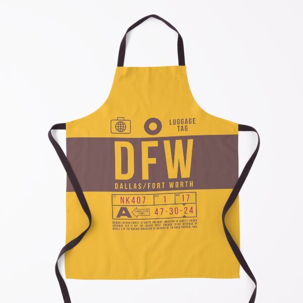 Item preview, Luggage Tag B - DFW Dallas Fort Worth USA designed and sold by VoodooCircus.