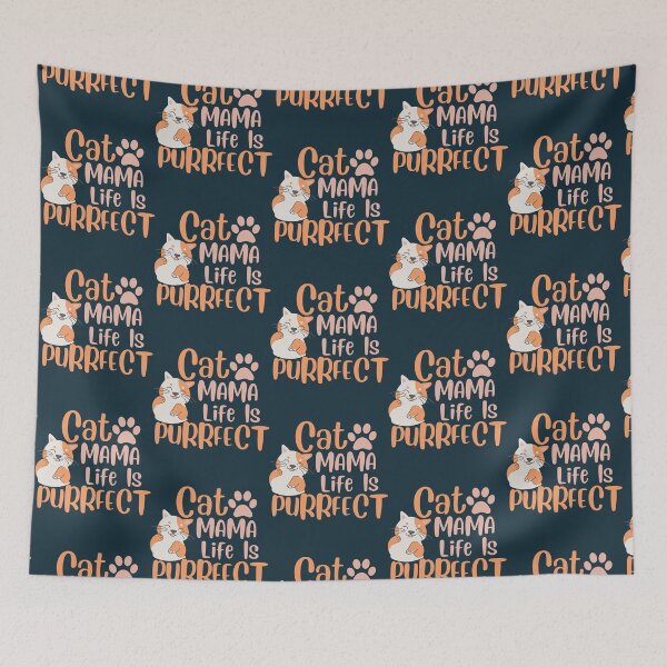 Item preview, cat mama life is purrfect  designed and sold by 99organizersd.