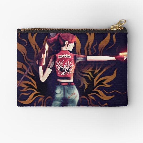 Claire Redfield : Let me live | Resident Evil Zipper Pouch