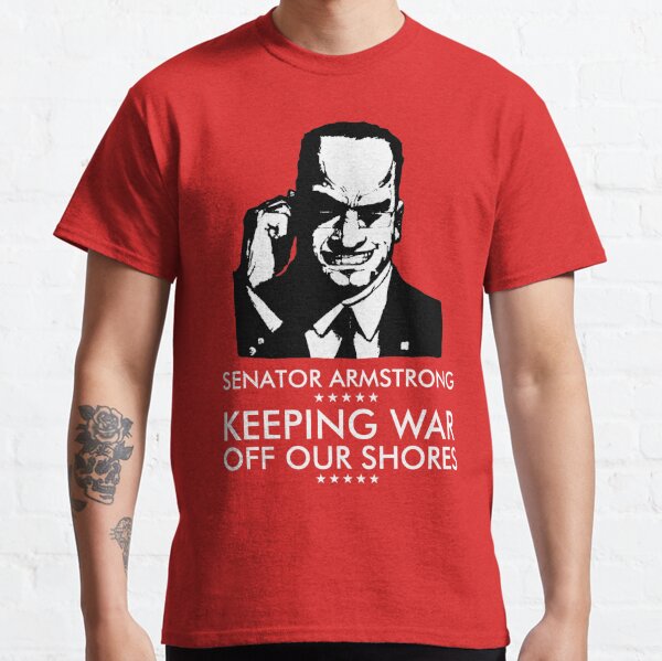 Senator Armstrong Presidential Campaign - Metal Gear Rising: Revengeance Classic T-Shirt