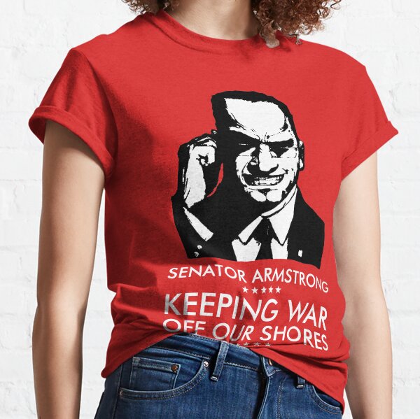 Senator Armstrong Presidential Campaign - Metal Gear Rising: Revengeance Classic T-Shirt