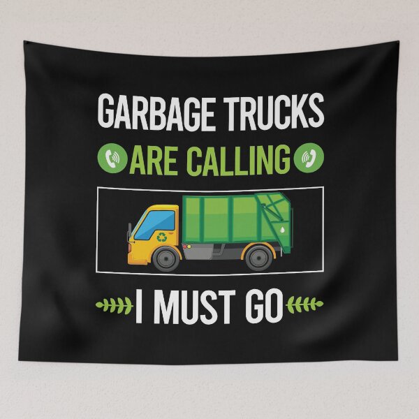Item preview, It Is Calling Garbage Truck Trucks designed and sold by saraokcstreva.