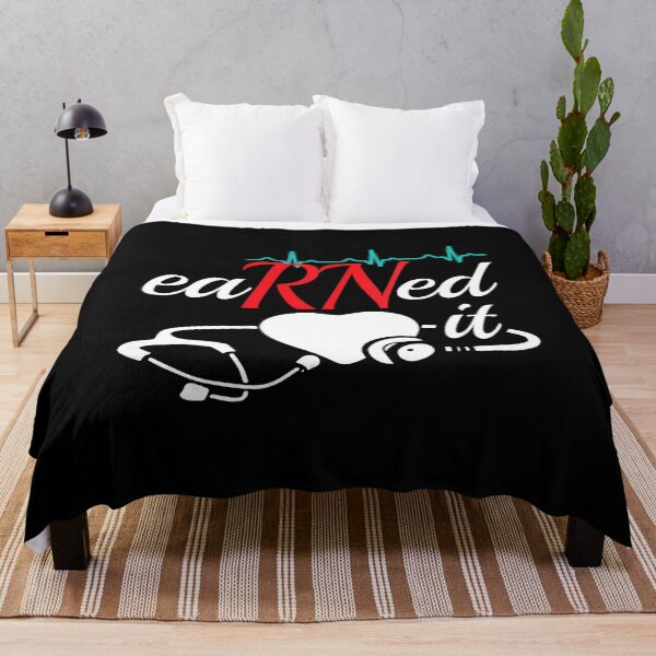 Item preview, Earned It RN Nurse Nursing Graduation designed and sold by GardNewerd.