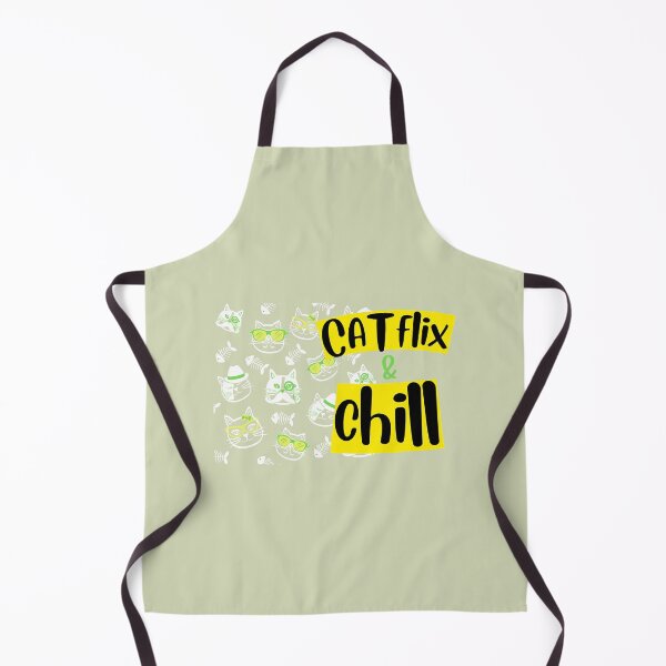 Item preview, CATflix (Netflix) _amp_ Chill- Funny Cat Meme designed and sold by 99organizersd.