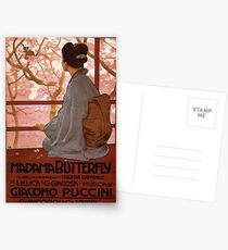 Madama Butterfly Vintage Postcards