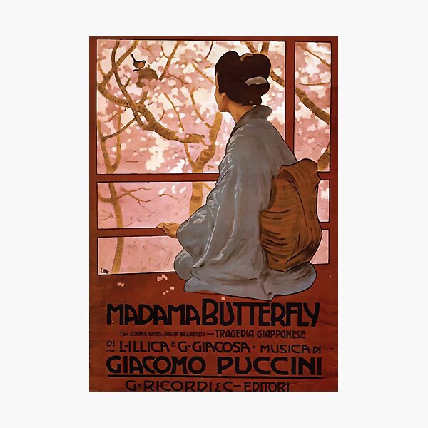 Madama Butterfly Vintage Photographic Print
