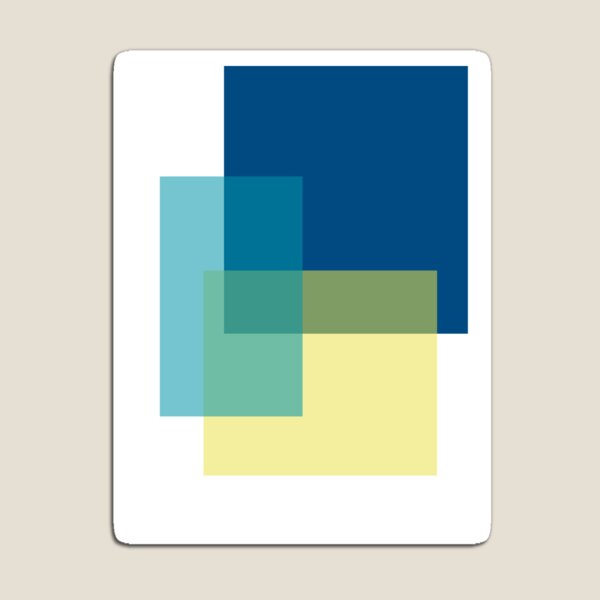 Blues Color Block Magnet