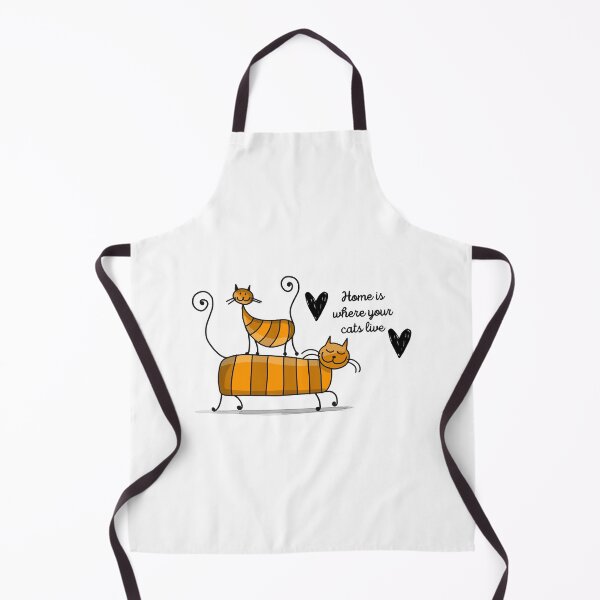 Item preview, Home is where your cats live- Funny Cat Meme designed and sold by 99organizersd.