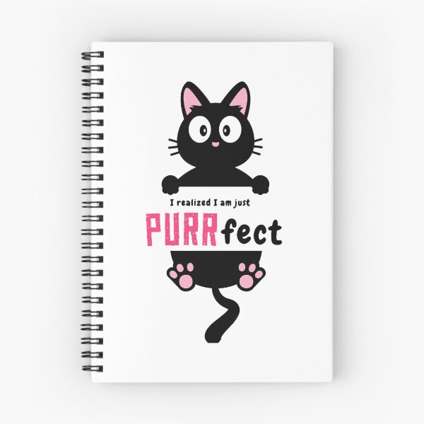Item preview, I am Purrfect my Life is Purrfect- Funny Cat Quote  designed and sold by 99organizersd.