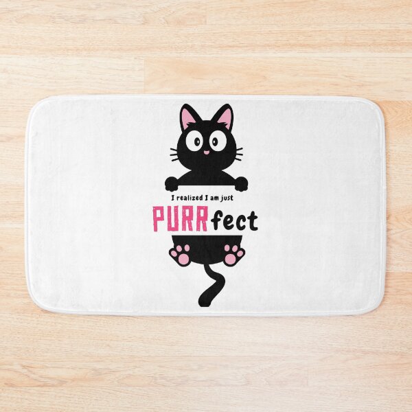 Item preview, I am Purrfect my Life is Purrfect- Funny Cat Quote  designed and sold by 99organizersd.