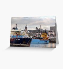 Aberdeen Harbour 2 Greeting Card