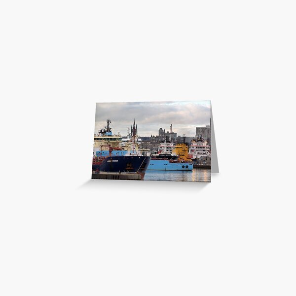 Aberdeen Harbour 2 Greeting Card