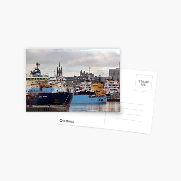 Aberdeen Harbour 2 Postcard