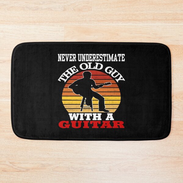 Item preview, Never Underestimate The Old Guy With A guitar  designed and sold by CharliJane09.
