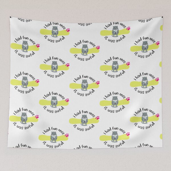 Item preview, I had fun once, it was awful!- Funny Cat Meme designed and sold by 99organizersd.