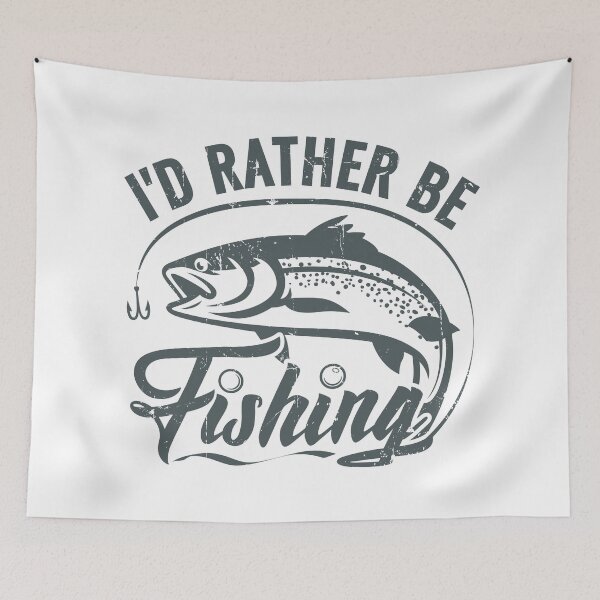 Item preview, I'd Rather Be Fishing designed and sold by 397HOUSE Your happy time.