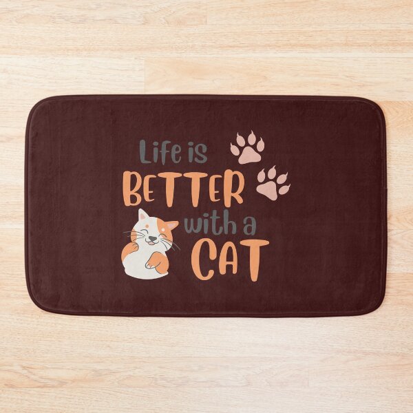 Item preview, life is better with a cat  designed and sold by 99organizersd.