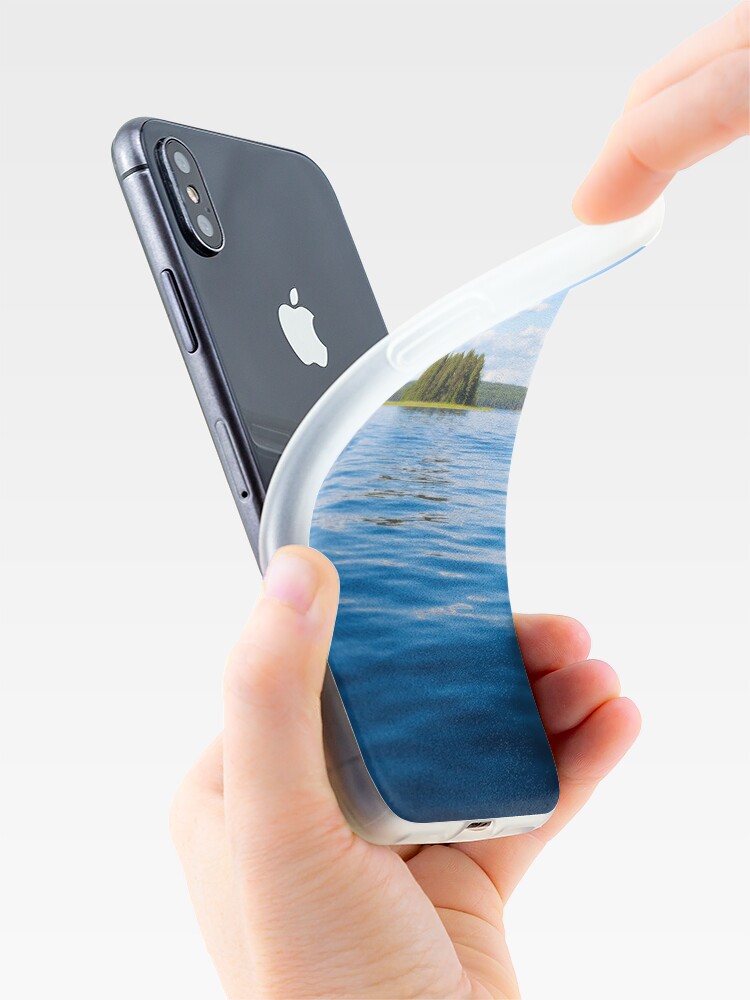 Alternate view of Finland lake scape at summer iPhone Case & Cover