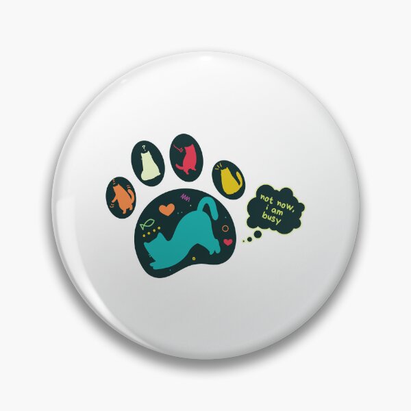 Item preview, Not now I am busy!- Funny Cat Meme  designed and sold by 99organizersd.