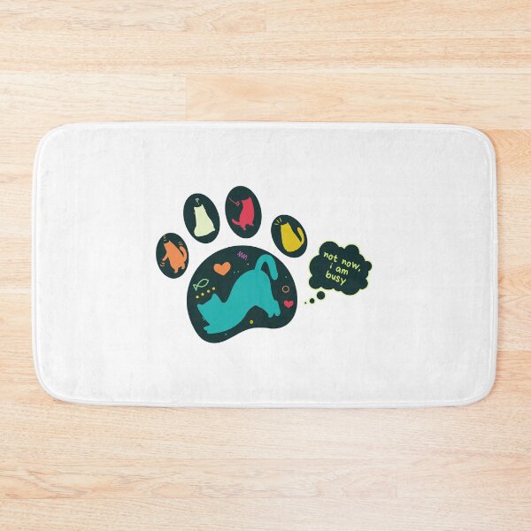 Item preview, Not now I am busy!- Funny Cat Meme  designed and sold by 99organizersd.