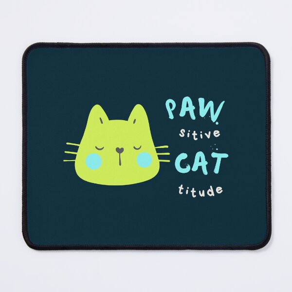 Item preview, PAWsitive CATtitude- Funny Cat Meme  designed and sold by 99organizersd.