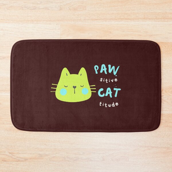 Item preview, PAWsitive CATtitude- Funny Cat Meme  designed and sold by 99organizersd.